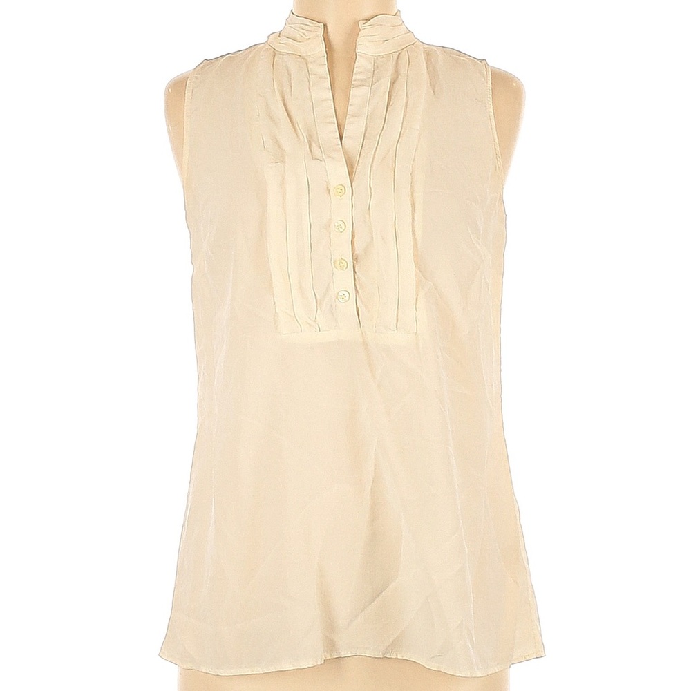 BANANA REPUBLIC SLEEVELESS SHEER BLOUSE TANK